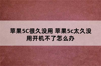 苹果5C很久没用 苹果5c太久没用开机不了怎么办